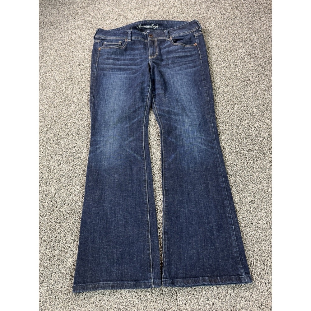 Vintage Y2K American Eagle Original Bootcut Jeans Women's Size 16 Blue